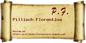 Pillisch Florentina névjegykártya